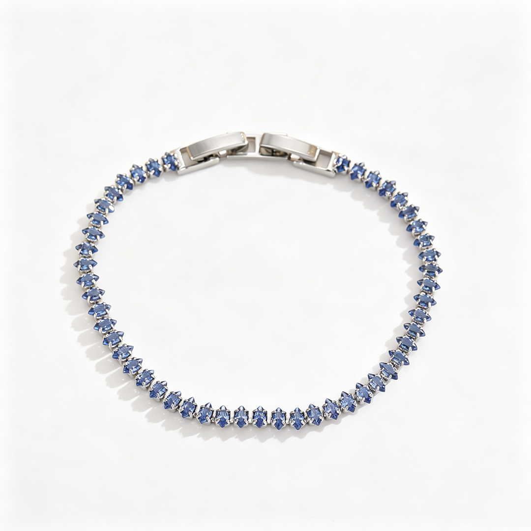 Multicolor Marquise Cut Zircon Bracelet