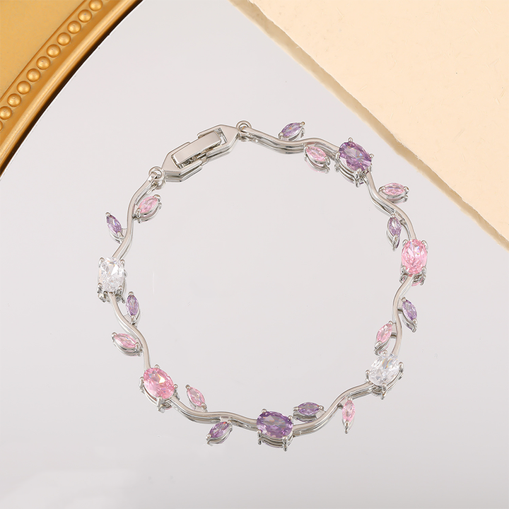 Luxury Zircon Gold-Plated Bracelet