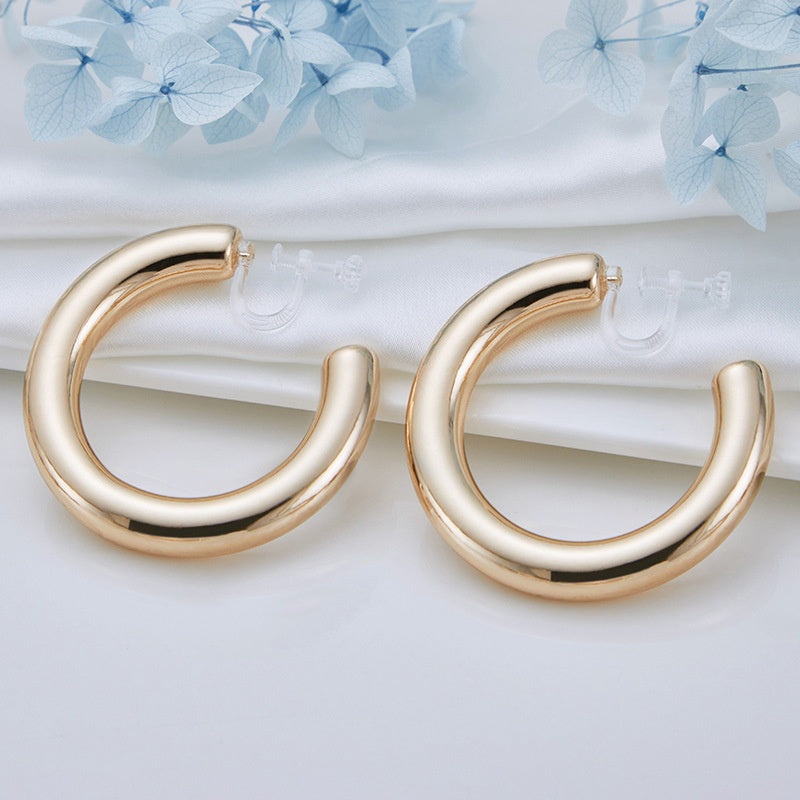 Clip On Hoop Earrings  Everyday Style