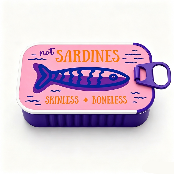 Sardine Tin Jewelry Box