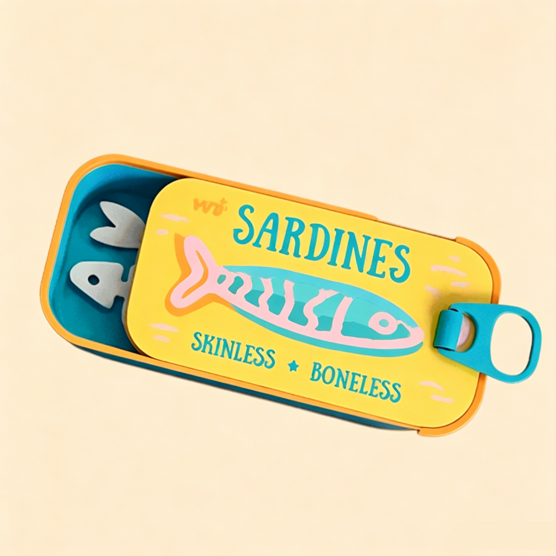 Sardine Tin Jewelry Box
