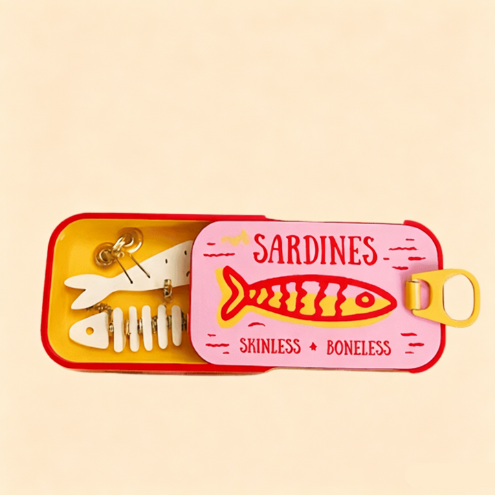 Sardine Tin Jewelry Box