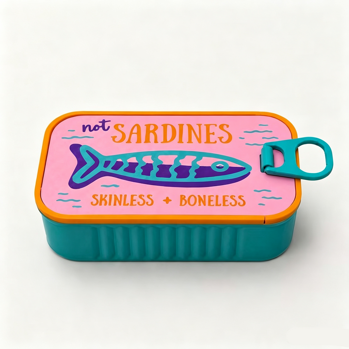 Sardine Tin Jewelry Box