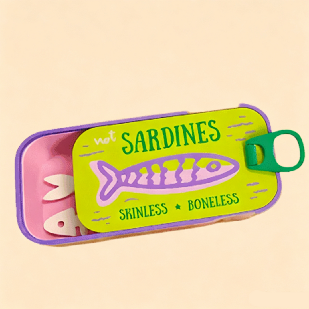 Sardine Tin Jewelry Box