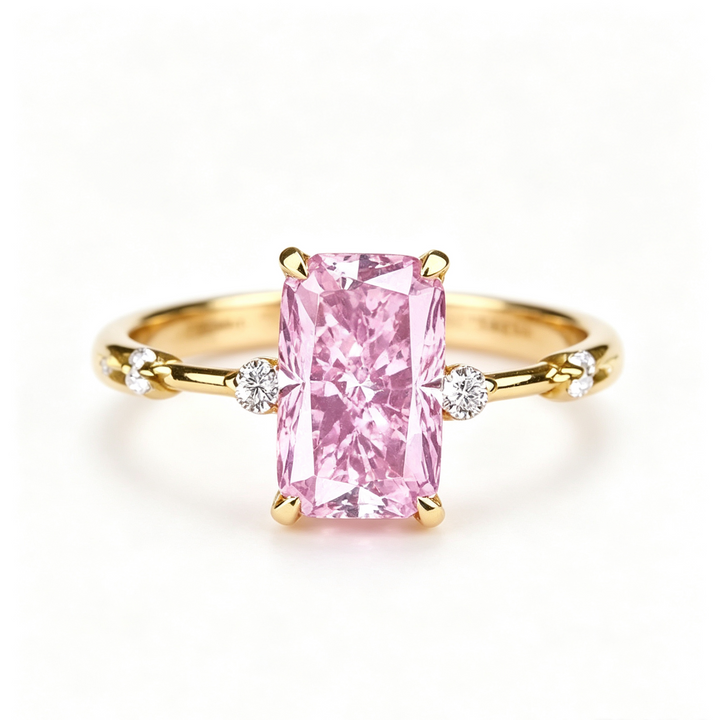 A ring adorned with dazzling cut colored gemstones