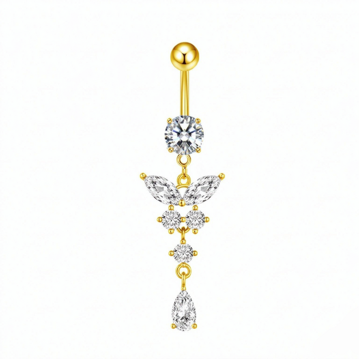 Butterfly Dangle Belly Ring