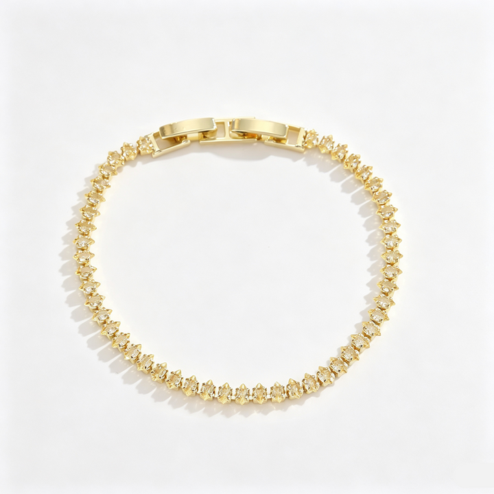 Multicolor Marquise Cut Zircon Bracelet