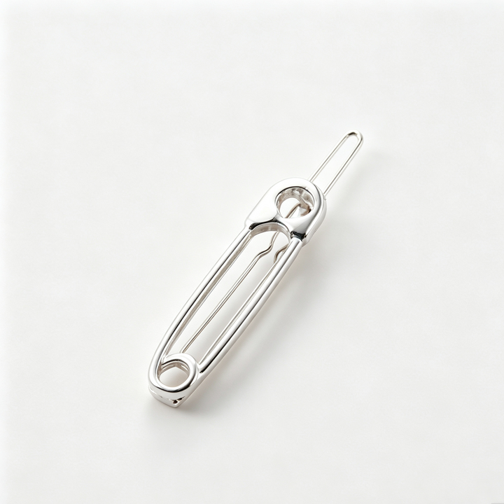 Safety Pin Hair Clips Minimal Everyday Accessory