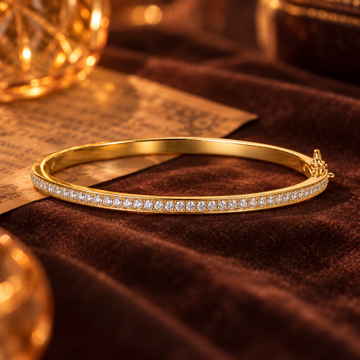 CZ Tennis Bangle Bracelet