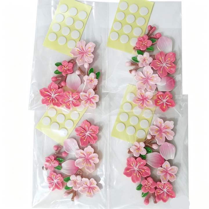3D Blossom Car Decor Sticker