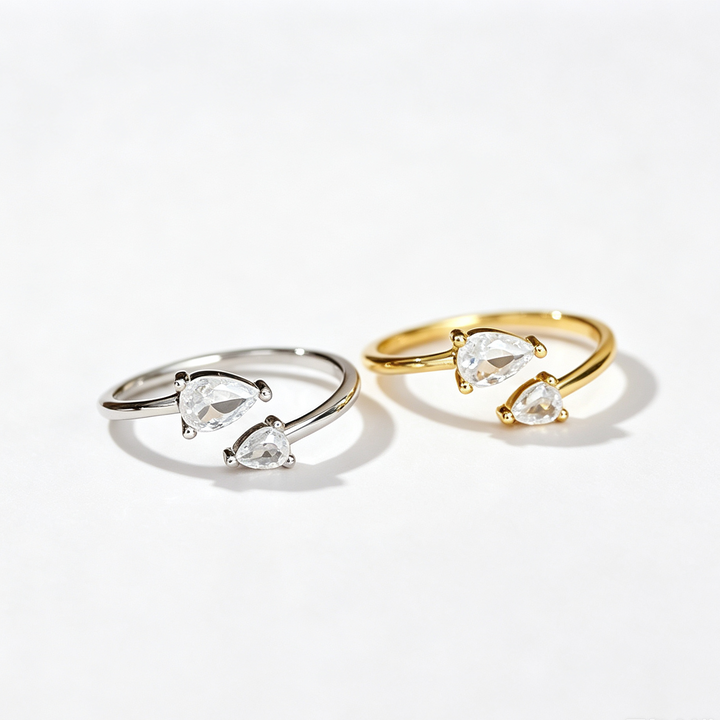Moissanite Open Ring Daily Statement