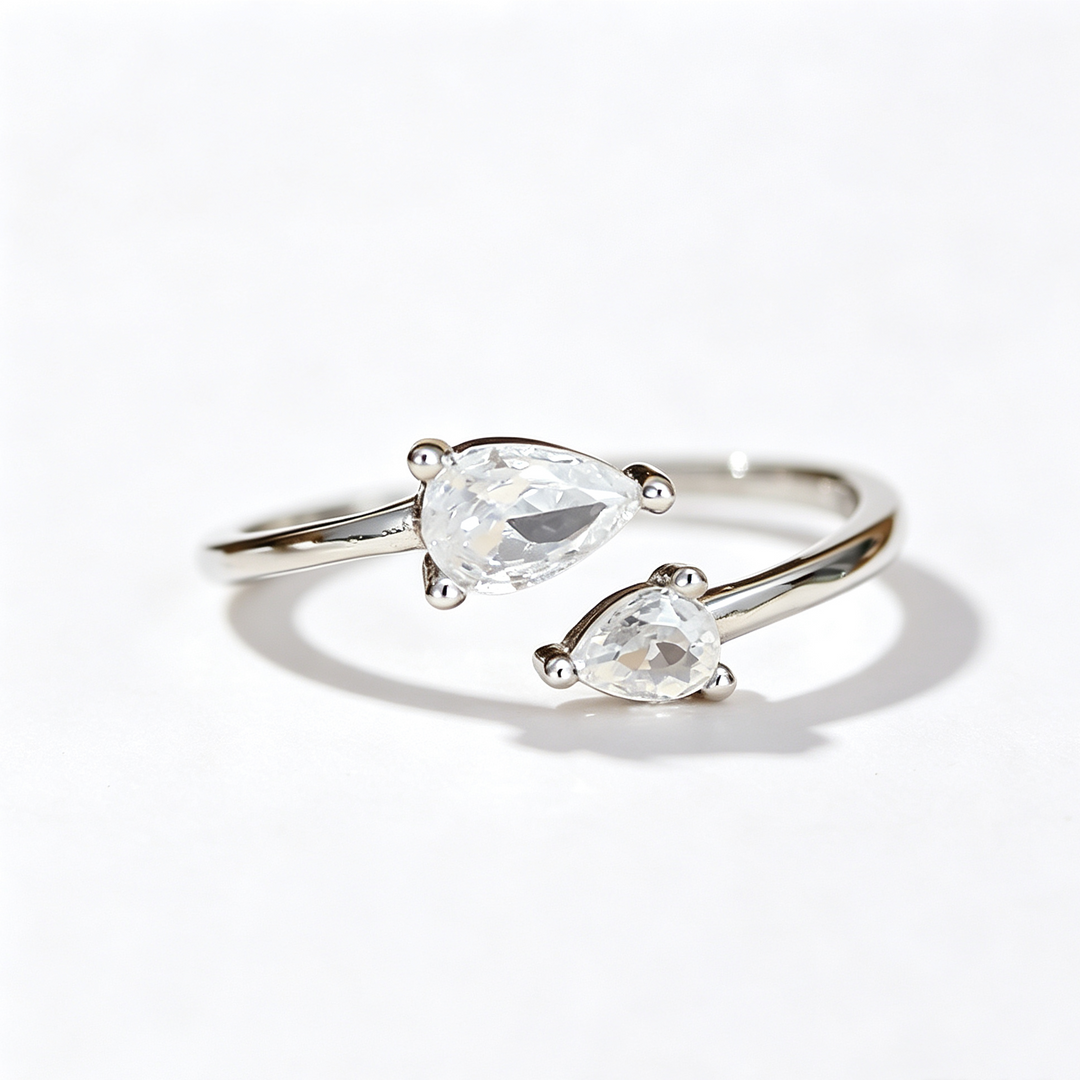 Moissanite Open Ring Daily Statement