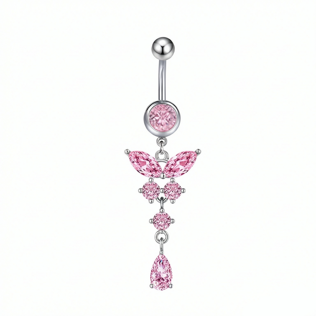 Butterfly Dangle Belly Ring