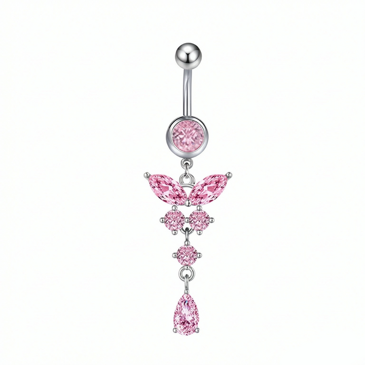 Butterfly Dangle Belly Ring