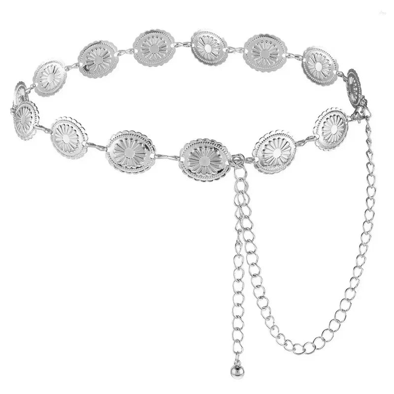 Dress Matching Floral Waist Chain