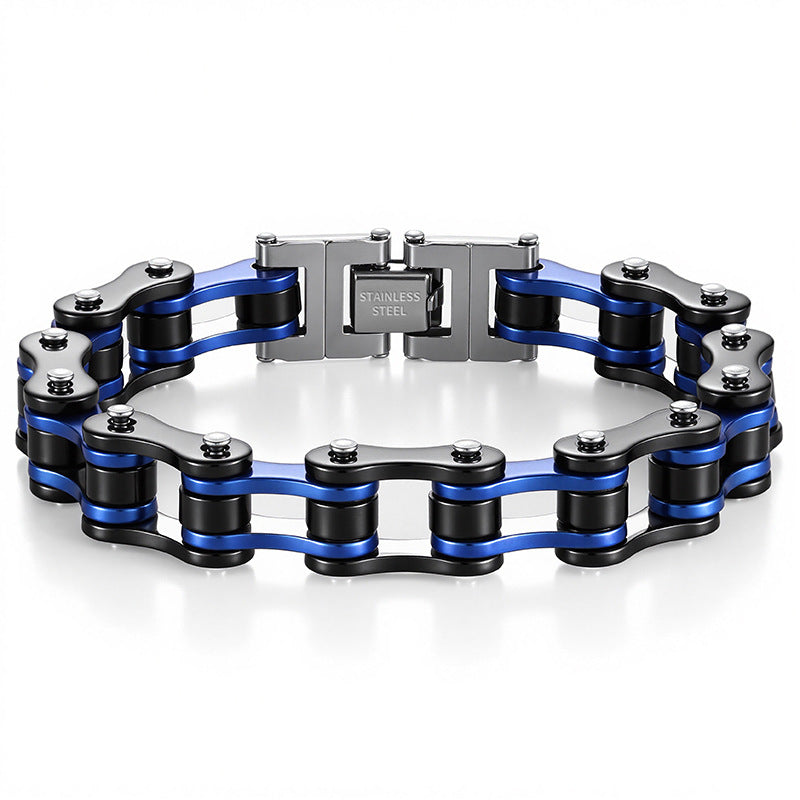 Stainless Steel Bike Chain Bracelet