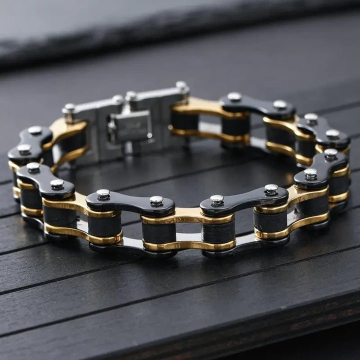 Stainless Steel Bike Chain Bracelet