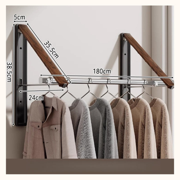 Wall-Mounted Drying Rack