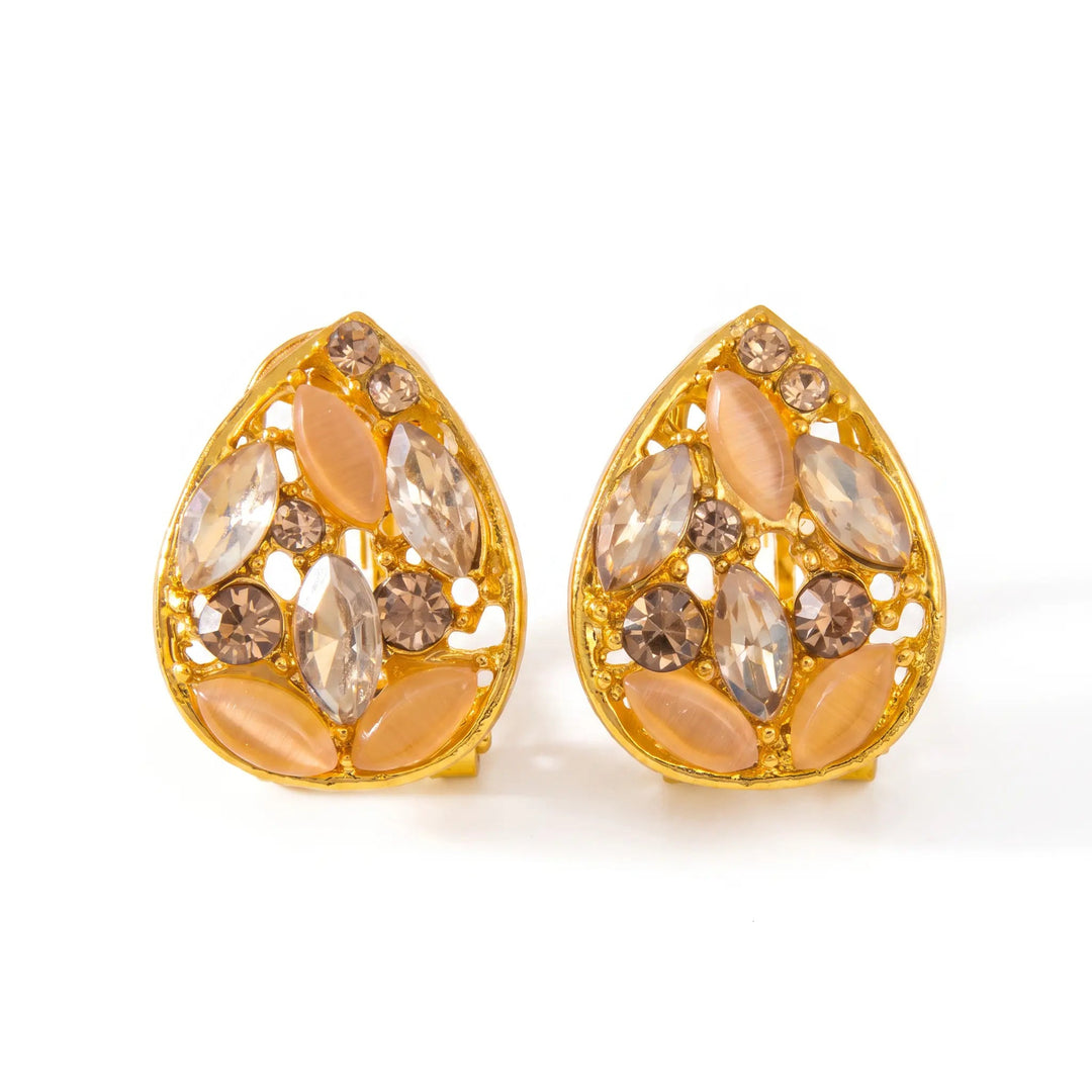 Drop Earrings Sparkling Cat Eye Everyday Wear