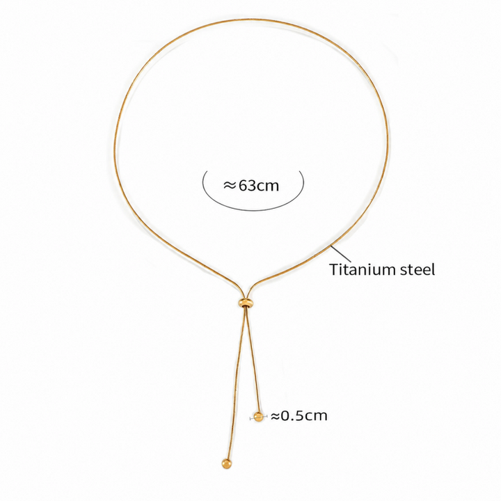 Lariat Necklace Adjustable Tassel for Evenings