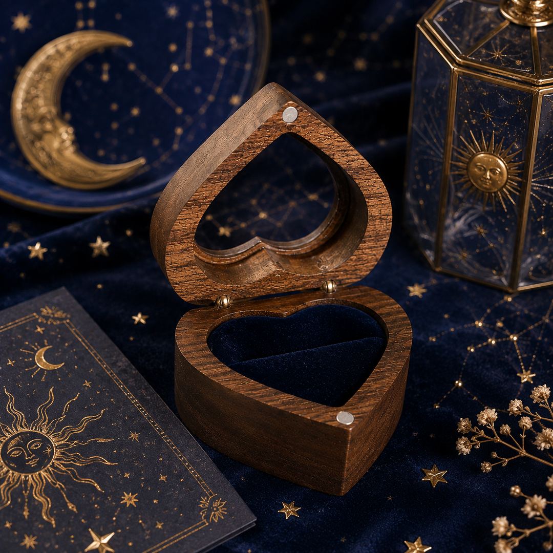Celestial Sun Moon Spinner Ring