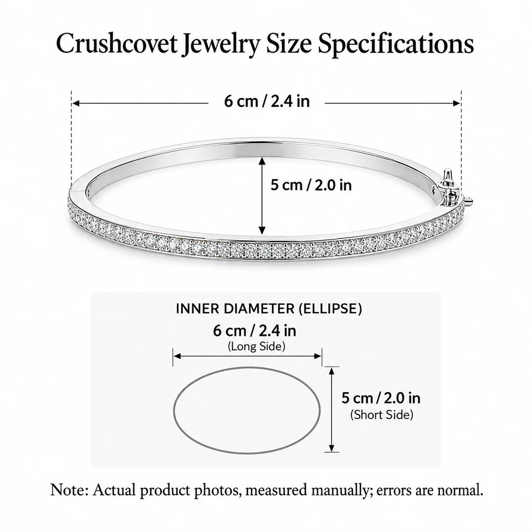 CZ Tennis Bangle Bracelet