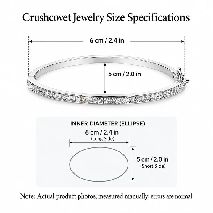 CZ Tennis Bangle Bracelet