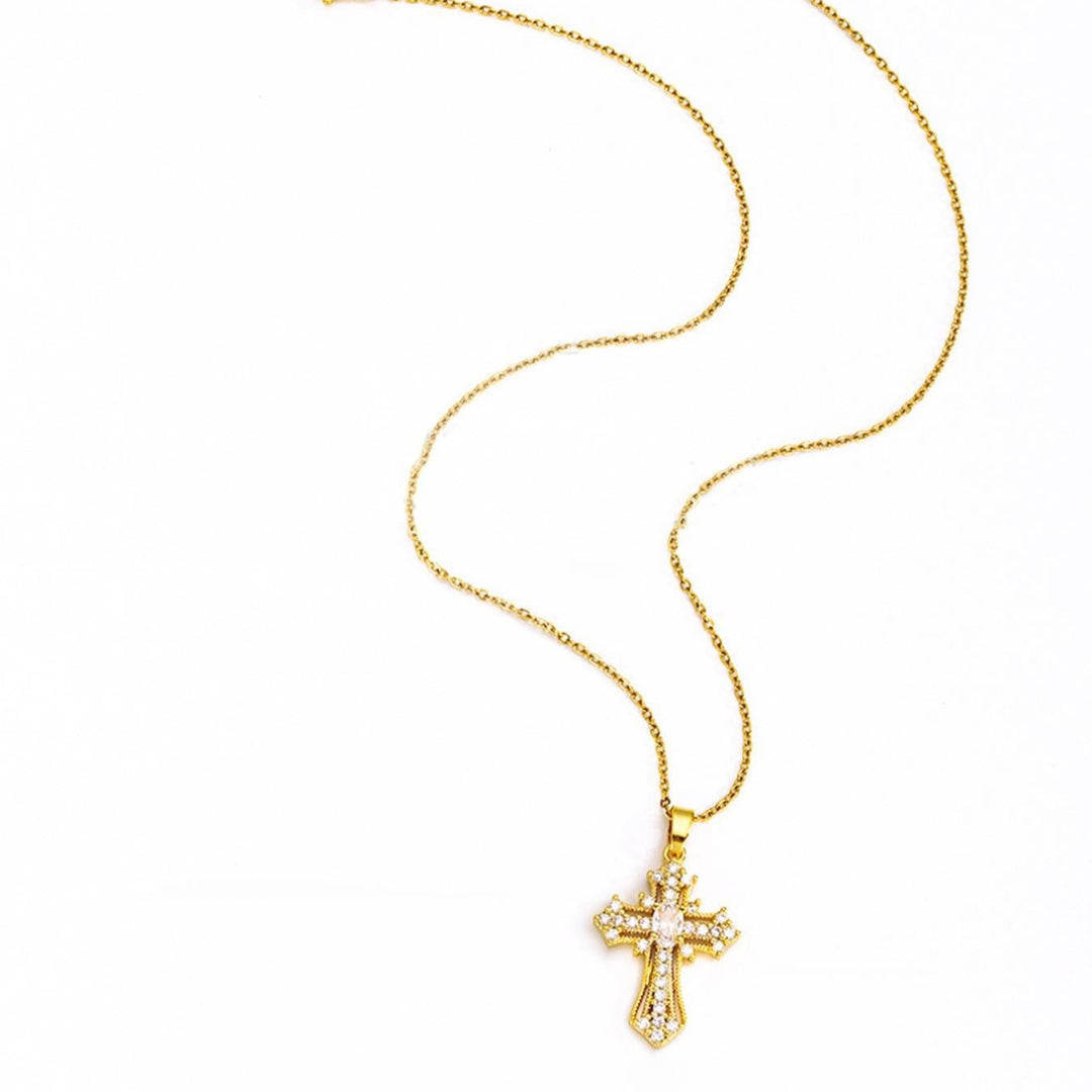 Creative Cross Pendant Necklace