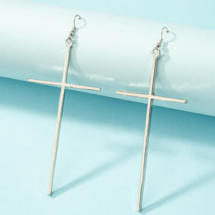 Luxury Cross Pendant Earrings