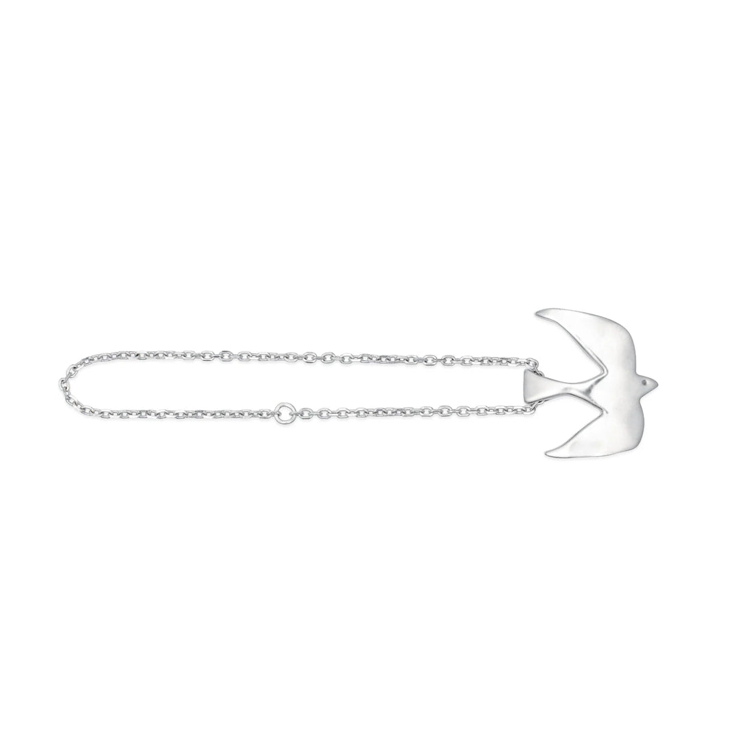 Flying Bird Dainty Chain Ring For Casual Styling