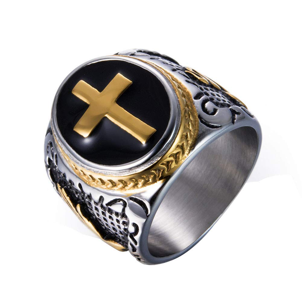 Cross Prayer Hand Ring