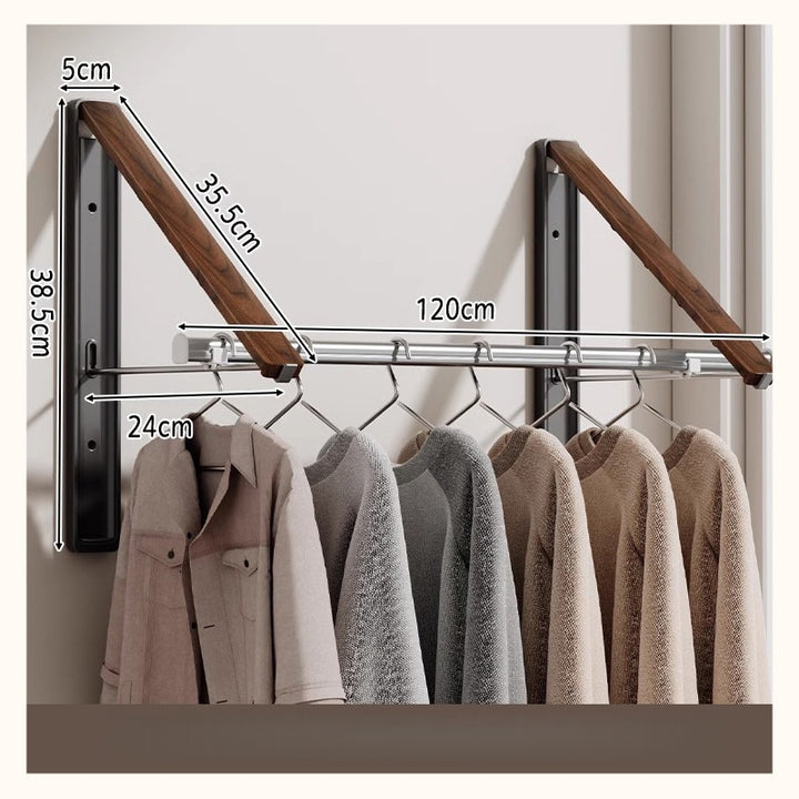 Wall-Mounted Drying Rack