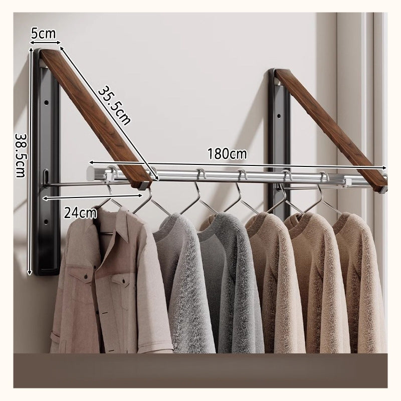 Wall-Mounted Drying Rack