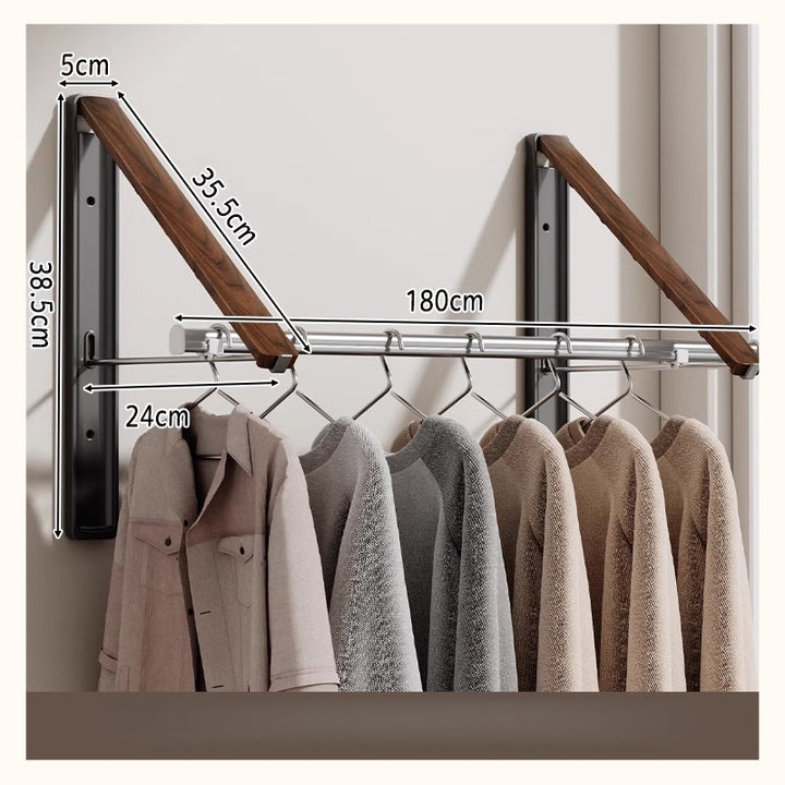 Wall-Mounted Drying Rack