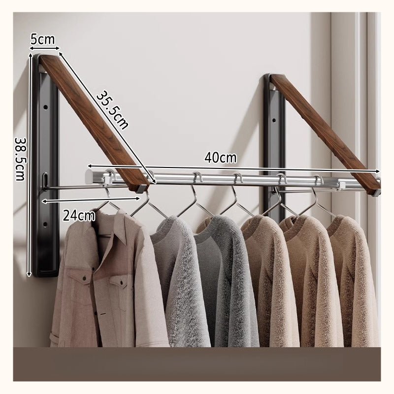 Wall-Mounted Drying Rack