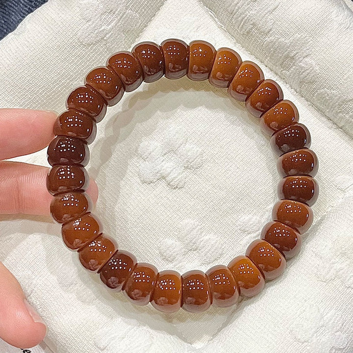 Natural Stone Bead Bracelet Calming Style