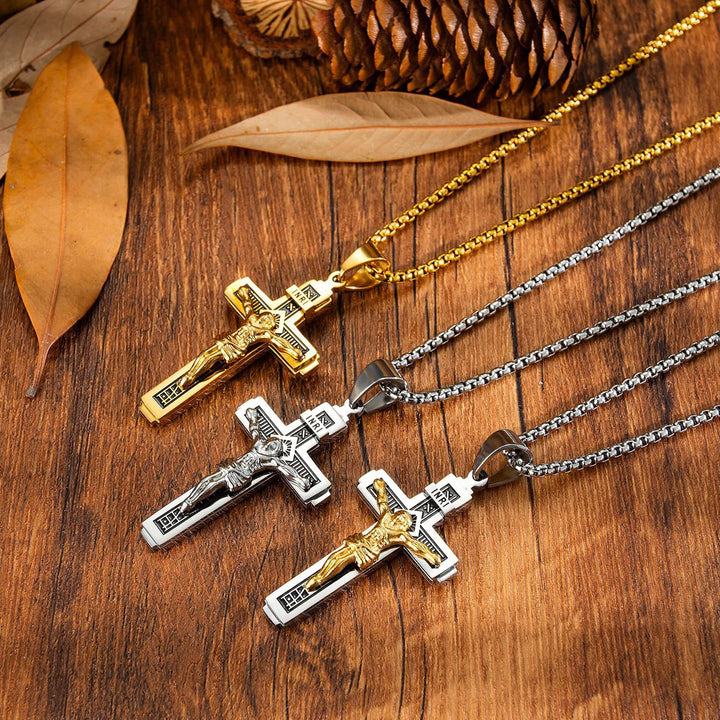 Fashionable stainless steel cross jewelry