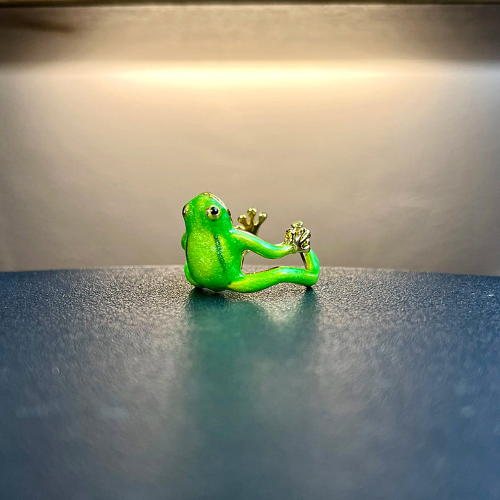 Lucky Frog Animal Wrap Ring For Women