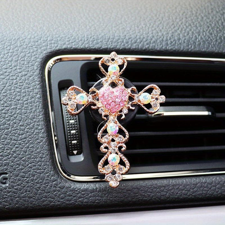 Cross-Shaped Car Fragrance Clip