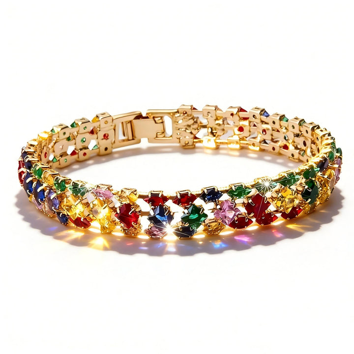 Bohemian Geometric Zirconia Bracelet