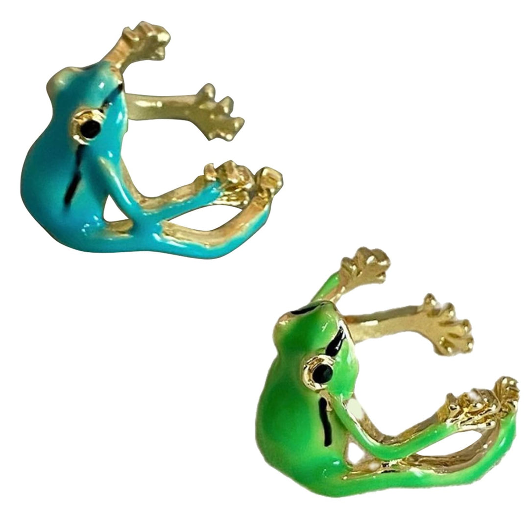 Lucky Frog Animal Wrap Ring For Women
