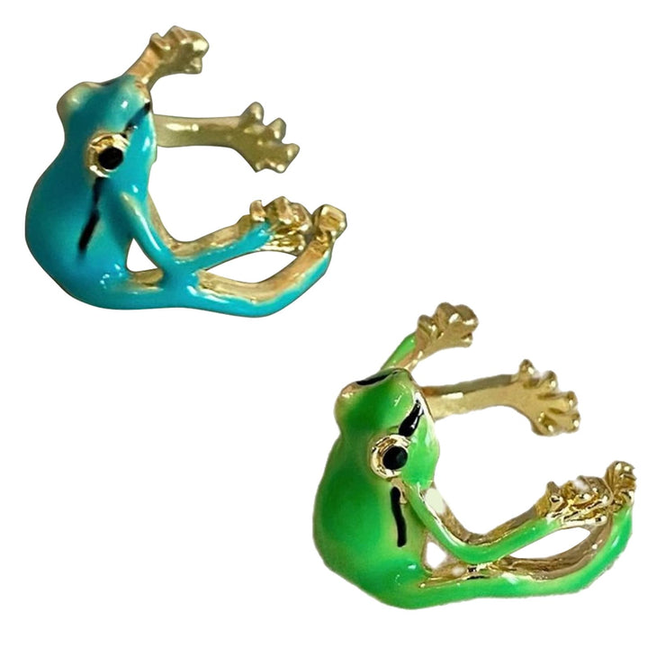 Lucky Frog Animal Wrap Ring For Women
