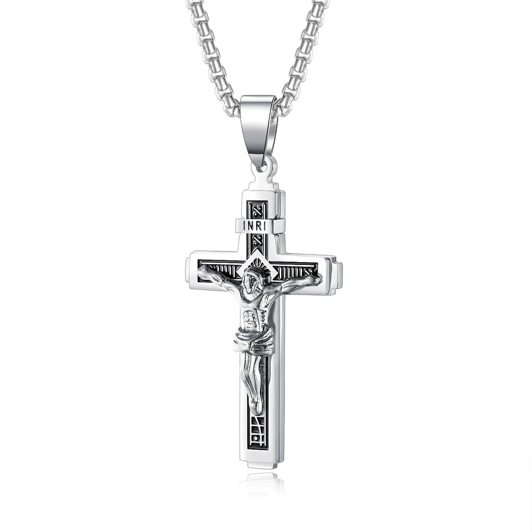 Fashionable stainless steel cross jewelry