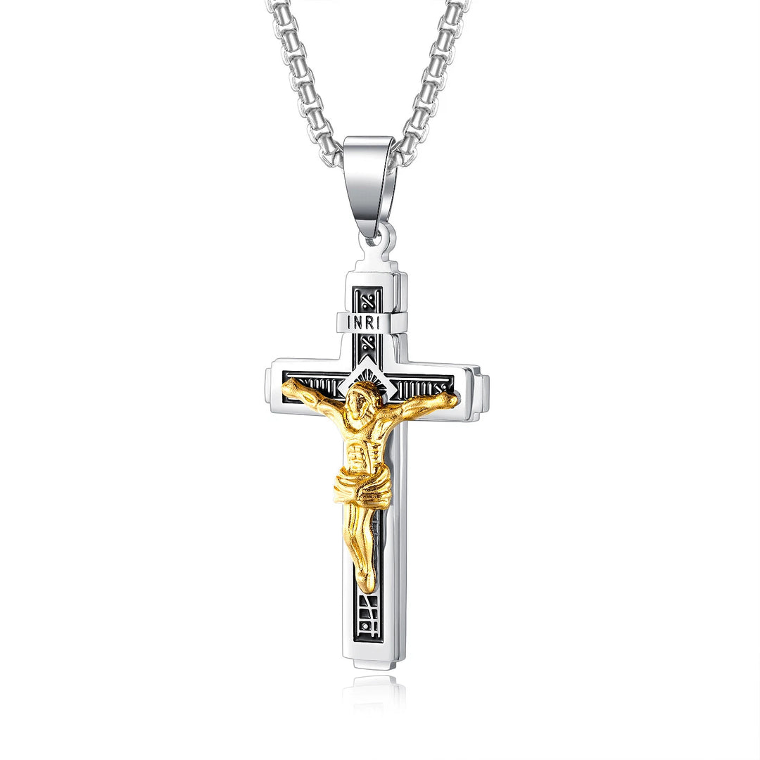 Fashionable stainless steel cross jewelry