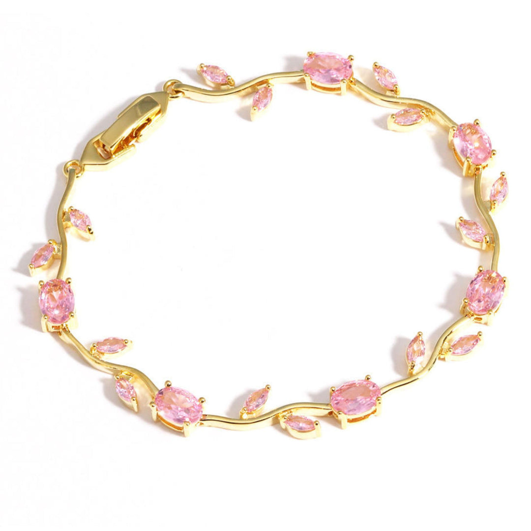 Luxury Zircon Gold-Plated Bracelet