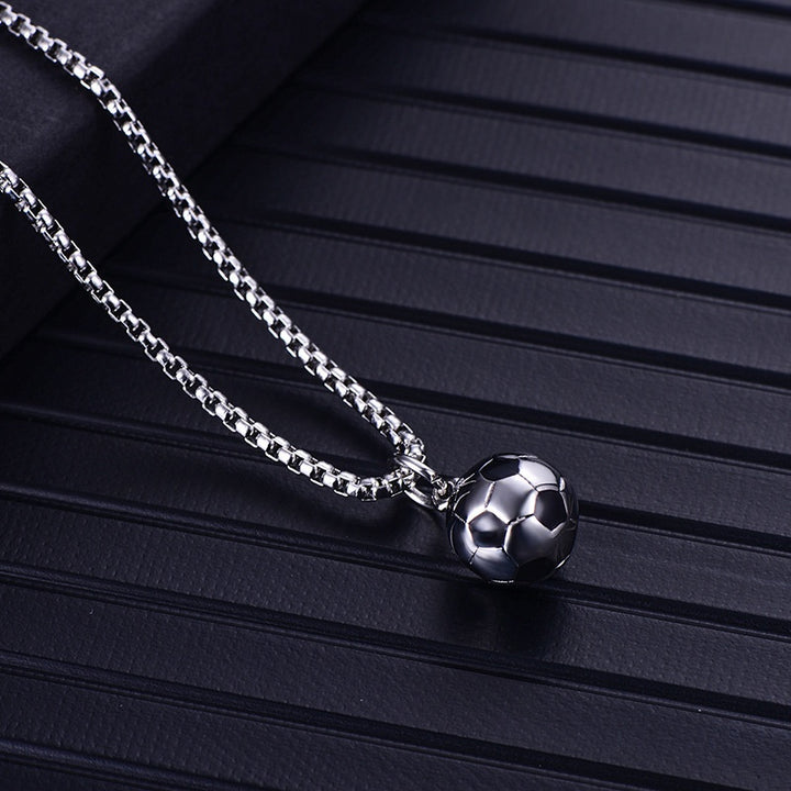 Soccer Ball Pendant Necklace