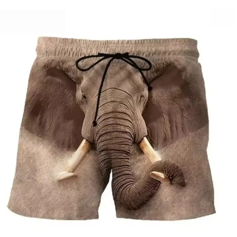 Funny Dog Graphic Shorts Casual Streetwear