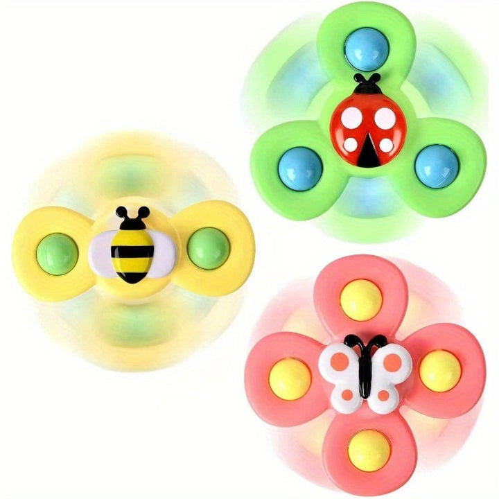 Animal Suction Cup Spinners Fun Cat Play Toy