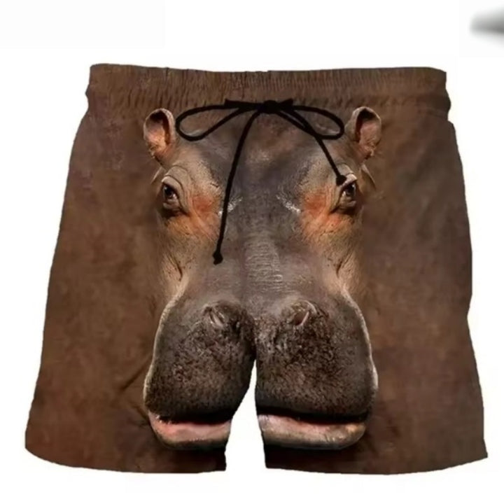 Funny Dog Graphic Shorts Casual Streetwear