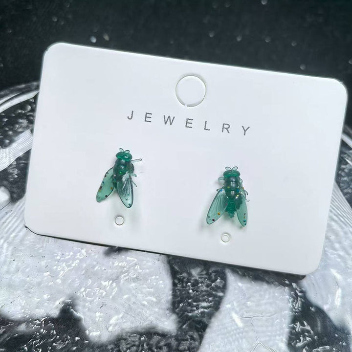 Fly Stud Earrings Unique Statement Jewelry